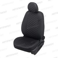 Чехлы Автопилот Экокожа Ромб на ТагАЗ Tager 2008-2014 г.в. Чехлы Автопилот Экокожа Ромб на ТагАЗ Tager 2008-2014 г.в.