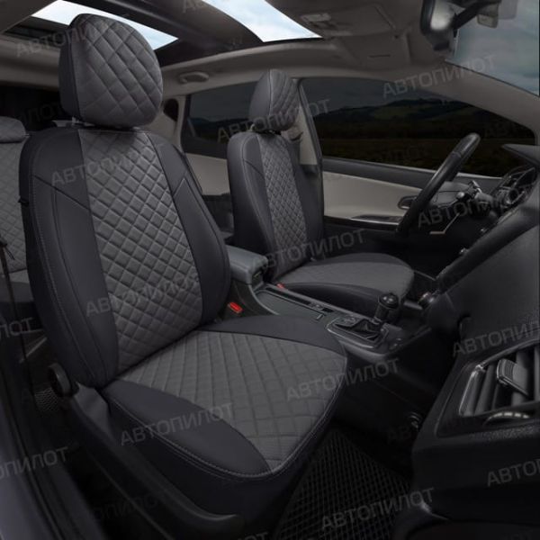 Чехлы Автопилот Экокожа Ромб на ТагАЗ Tager 2008-2014 г.в. Чехлы Автопилот Экокожа Ромб на ТагАЗ Tager 2008-2014 г.в.