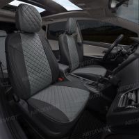 Чехлы Автопилот Экокожа Ромб на ТагАЗ Tager 2008-2014 г.в. Чехлы Автопилот Экокожа Ромб на ТагАЗ Tager 2008-2014 г.в.