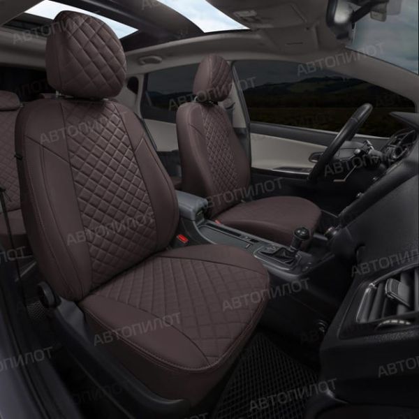 Чехлы Автопилот Экокожа Ромб на ТагАЗ Tager 2008-2014 г.в. Чехлы Автопилот Экокожа Ромб на ТагАЗ Tager 2008-2014 г.в.