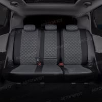 Чехлы Автопилот Алькантара Ромб на Honda HR-V 1 1998-2006 г.в. Чехлы Автопилот Алькантара Ромб на Honda HR-V 1 1998-2006 г.в.
