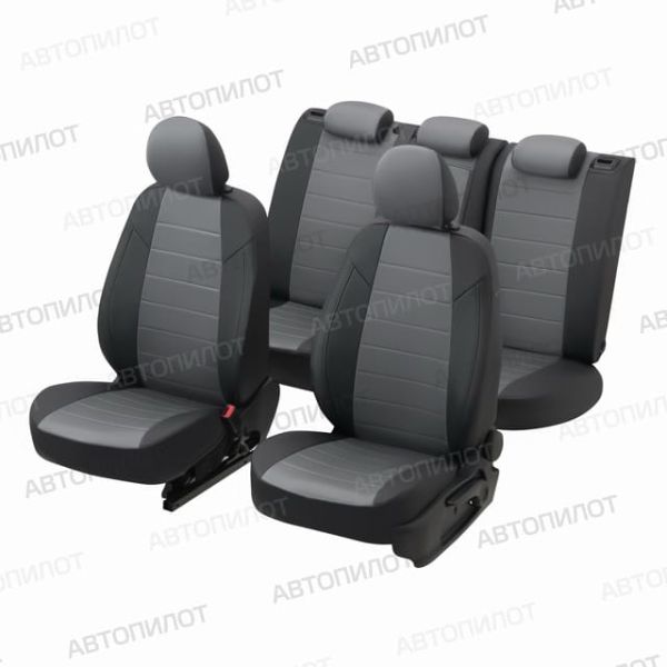 Чехлы Автопилот Алькантара на Skoda Roomster 2006-2015 г.в. Чехлы Автопилот Алькантара на Skoda Roomster 2006-2015 г.в.