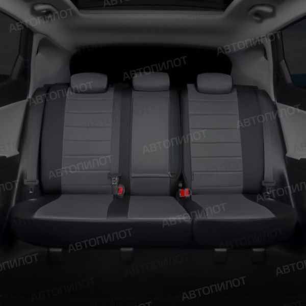 Чехлы Автопилот Алькантара на Skoda Roomster 2006-2015 г.в. Чехлы Автопилот Алькантара на Skoda Roomster 2006-2015 г.в.