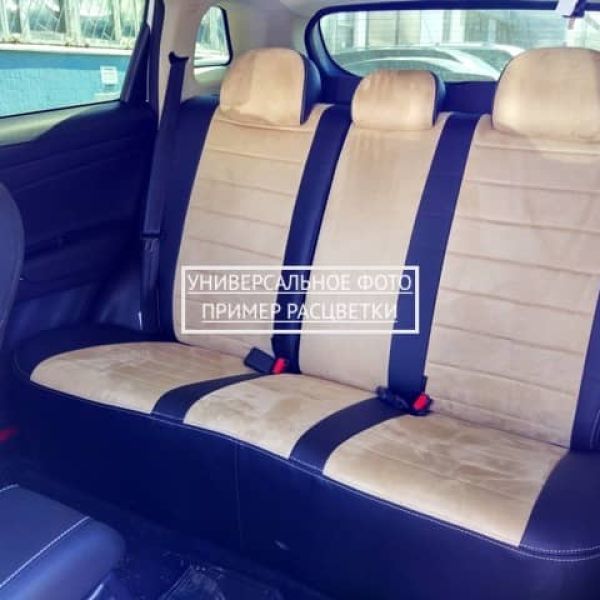 Чехлы Автопилот Алькантара на Skoda Roomster 2006-2015 г.в. Чехлы Автопилот Алькантара на Skoda Roomster 2006-2015 г.в.