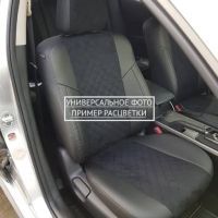 Чехлы Автопилот Алькантара Ромб на Honda HR-V 1 1998-2006 г.в. Чехлы Автопилот Алькантара Ромб на Honda HR-V 1 1998-2006 г.в.
