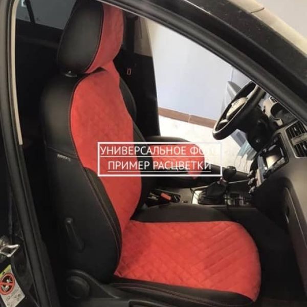 Чехлы Автопилот Алькантара Ромб на Honda HR-V 1 1998-2006 г.в. Чехлы Автопилот Алькантара Ромб на Honda HR-V 1 1998-2006 г.в.
