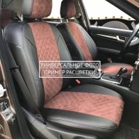 Чехлы Автопилот Алькантара Ромб на Honda HR-V 1 1998-2006 г.в. Чехлы Автопилот Алькантара Ромб на Honda HR-V 1 1998-2006 г.в.