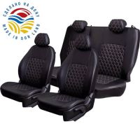 Чехлы Экокожа Турин Ромб на Daewoo Lanos Чехлы Экокожа Турин Ромб на Daewoo Lanos