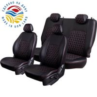 Чехлы Экокожа Турин Ромб на Daewoo Lanos Чехлы Экокожа Турин Ромб на Daewoo Lanos