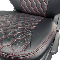 Чехлы Экокожа Ромб на Daewoo Matiz Чехлы Экокожа Ромб на Daewoo Matiz